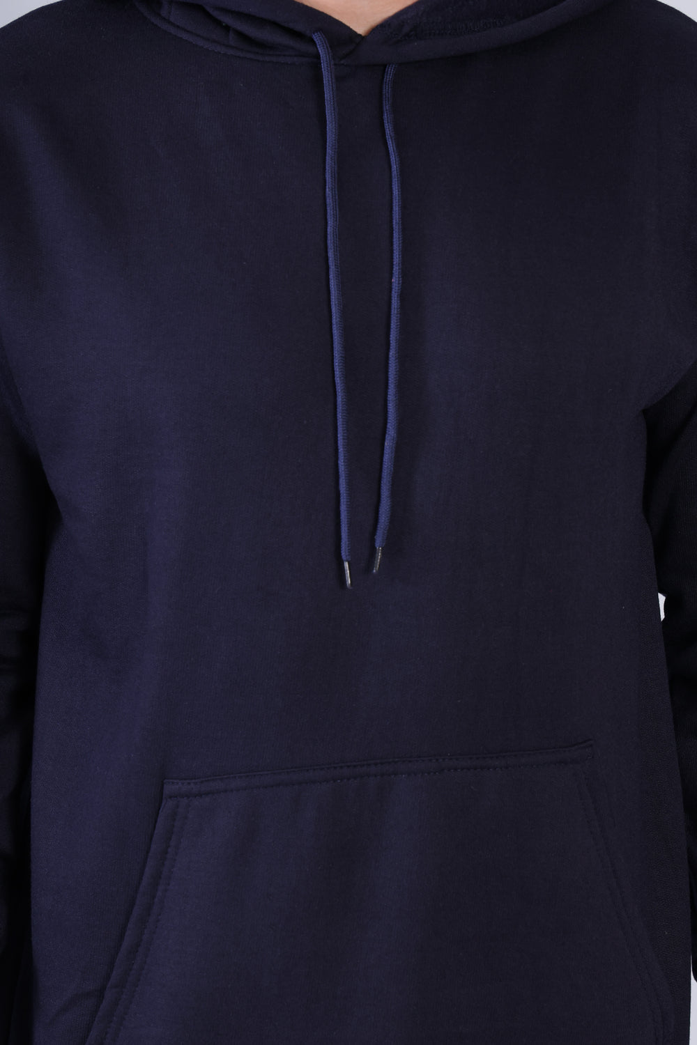 Men Dark Blue Hoodie for Winter | HD-411