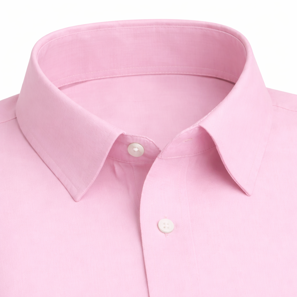 Plain Pink Shirt Half Sleeve Shirt (SKU-RS1-520)