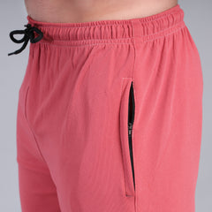 Brick Red Cotton Short_NS-36