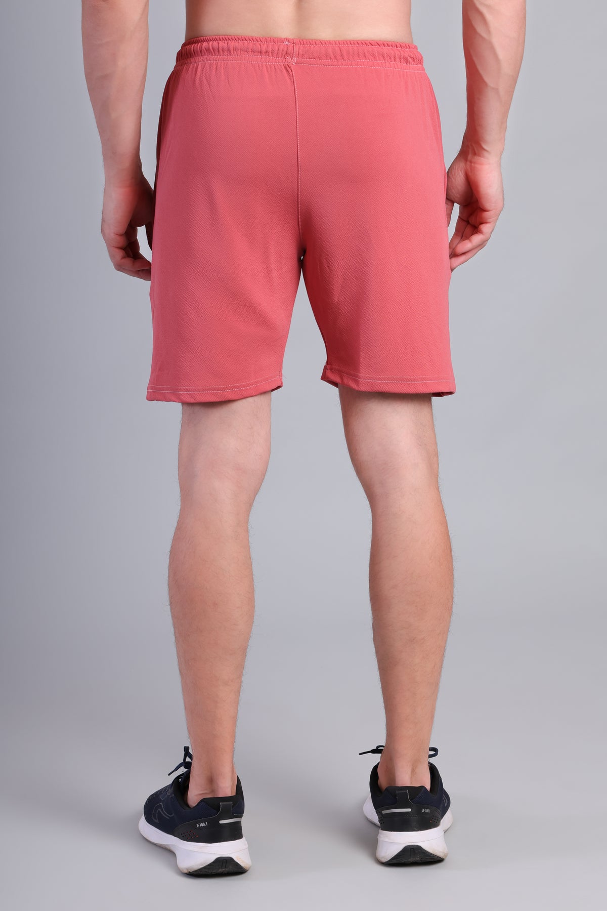 Brick Red Cotton Short_NS-36