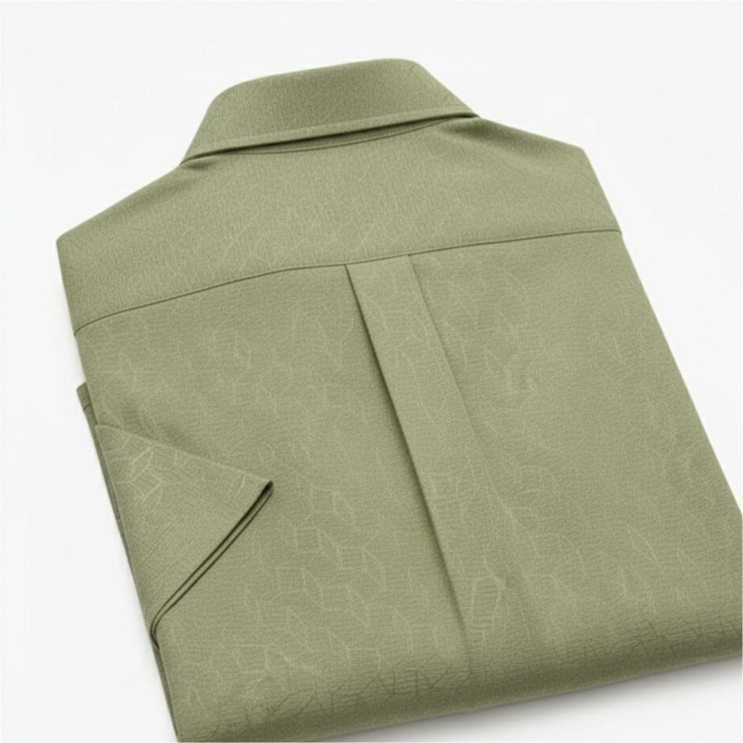 Men's Casual Half Sleeve Shirt - Green | SHS-152