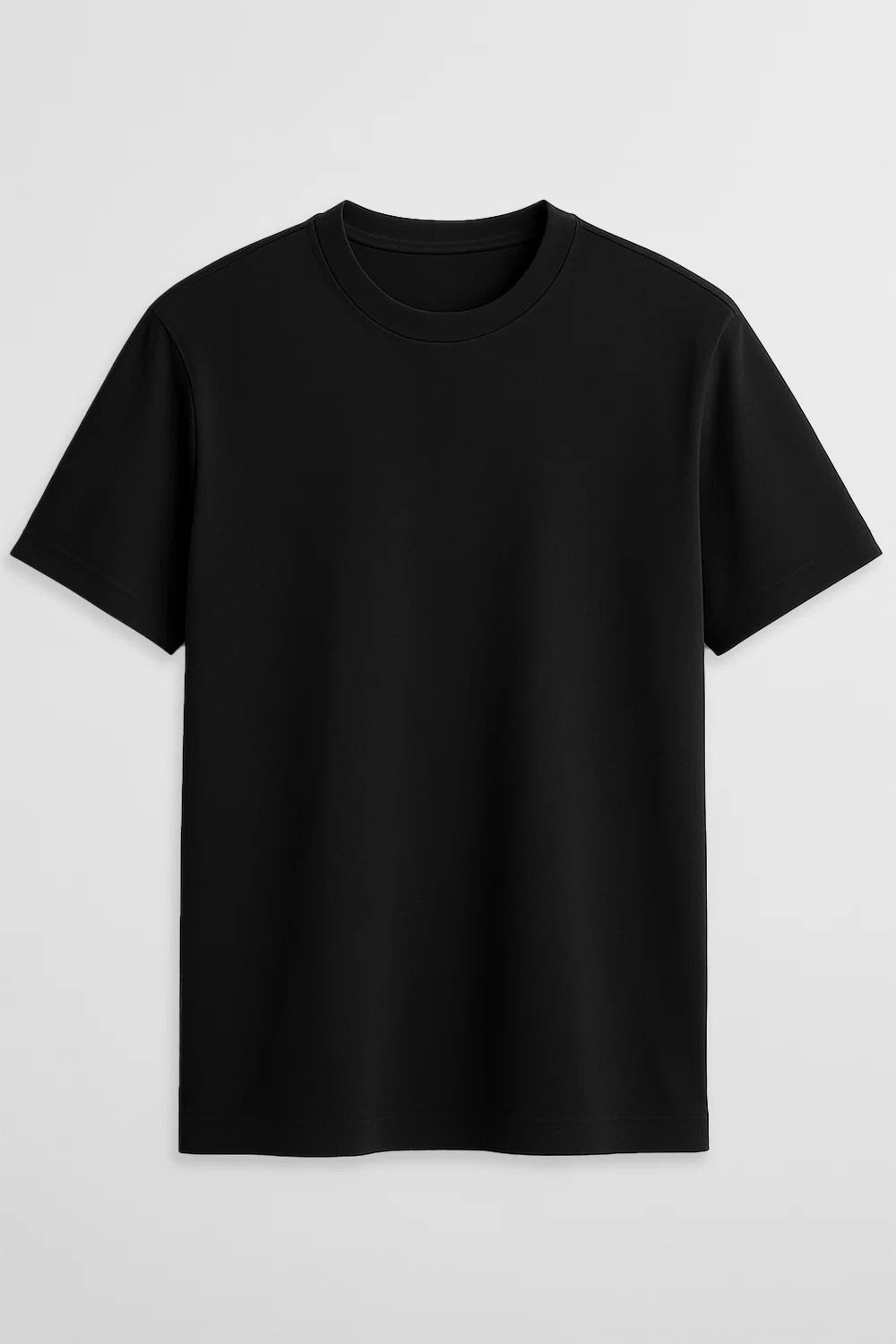 Black Plain T-Shirt