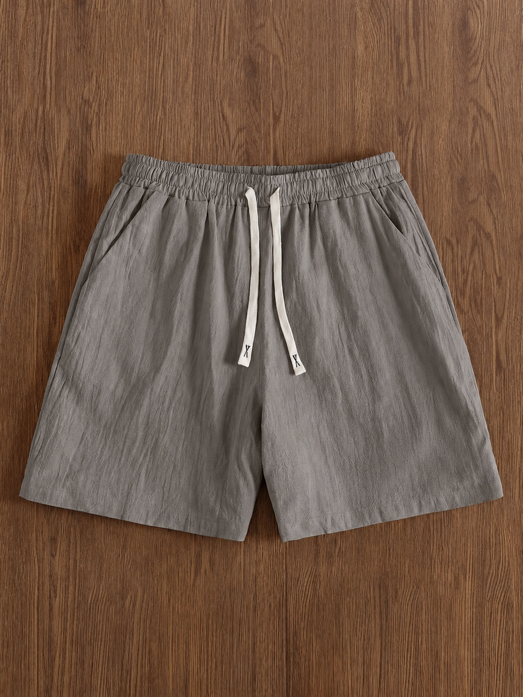 Light Grey Linen Short