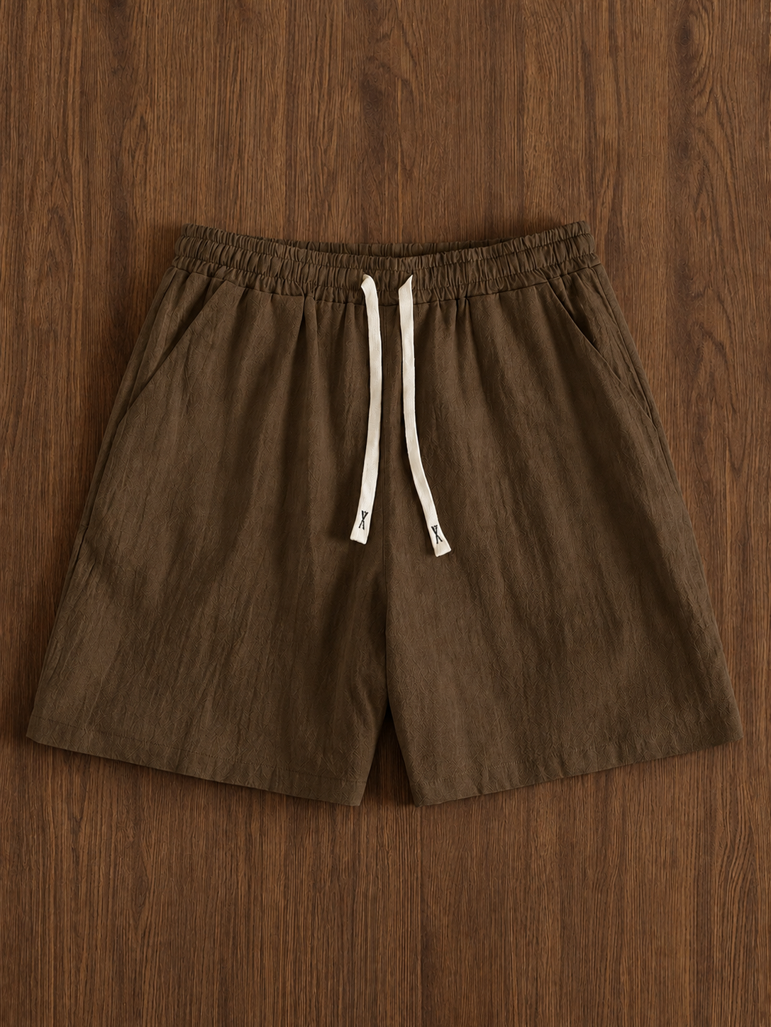 Coffee Linen Short