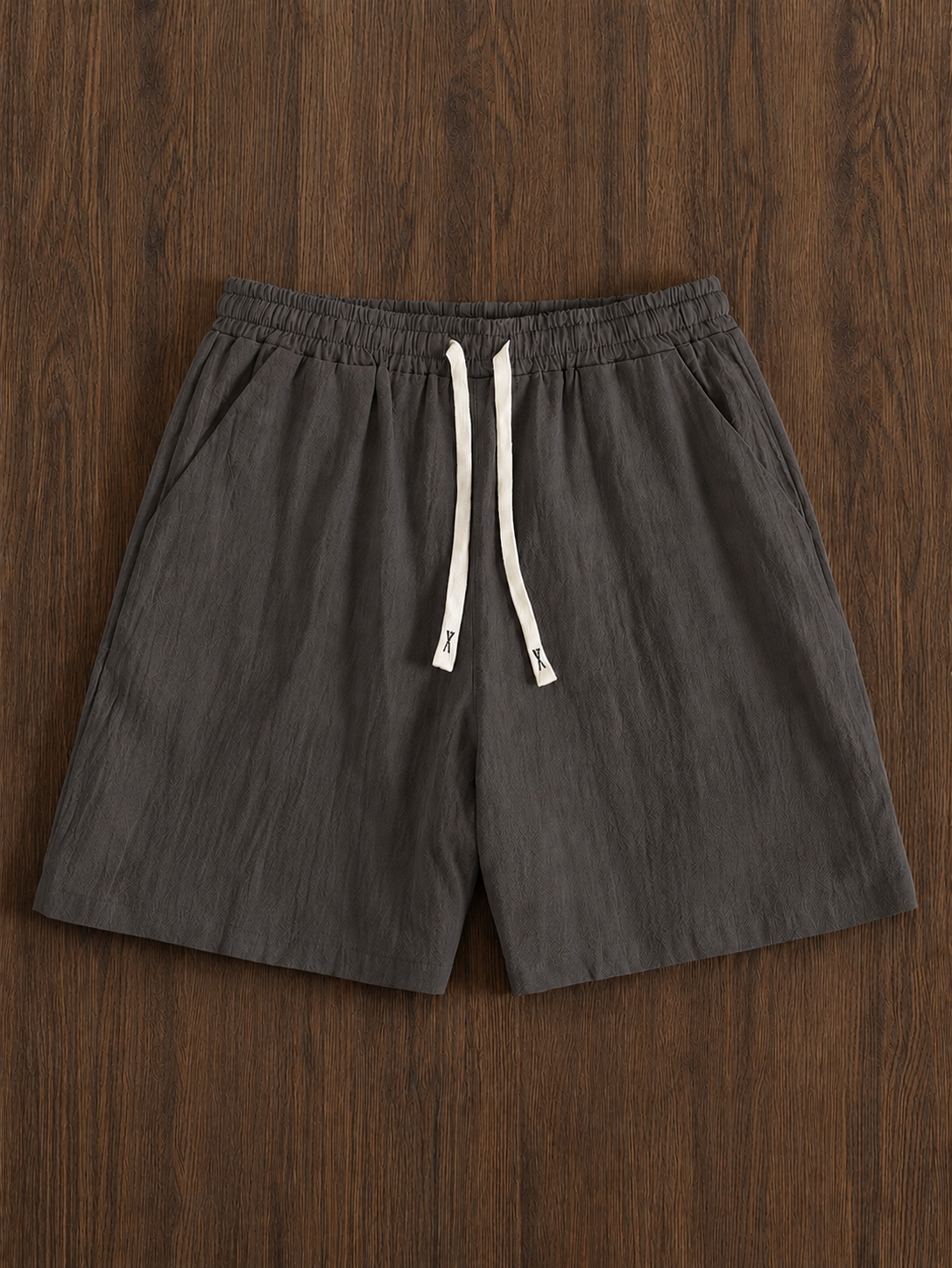 Dark Grey Linen Short