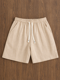 Beige Linen Short
