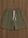 Light Khaki Linen Short