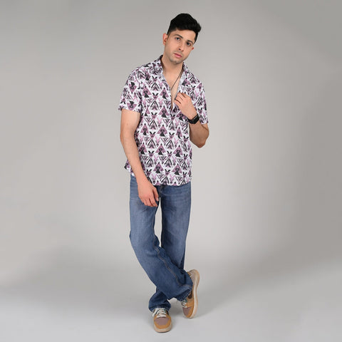 Tribal Flex Half-Sleeve Shirt | Breathable & Durable Men’s Shirts for Everyday Wear | SHS-19
