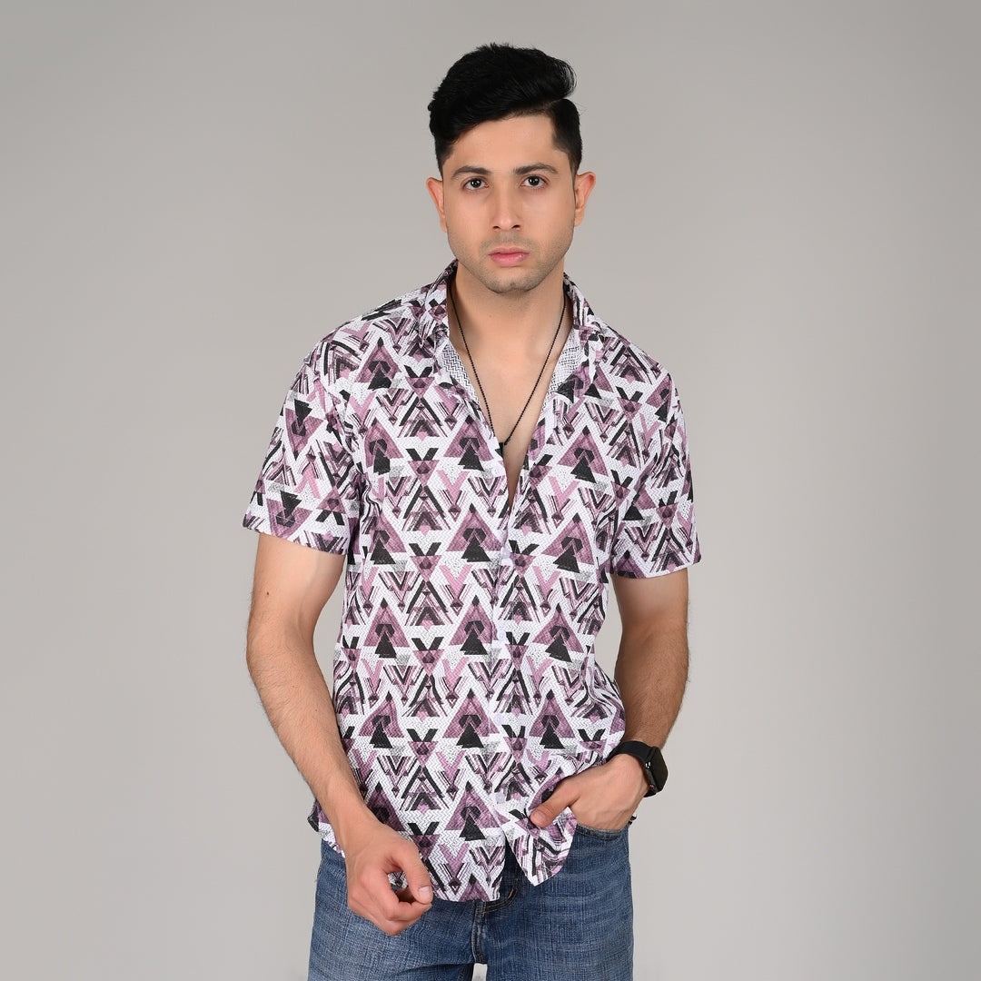 Tribal Flex Half-Sleeve Shirt | Breathable & Durable Men’s Shirts for Everyday Wear | SHS-19