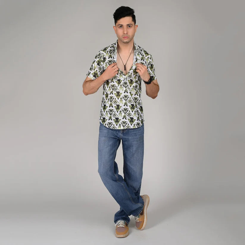 Men's Stylish Half Sleeve Shirt Combo – (Pack of 3), UHSS-135, UHSS-17, UHSS-18