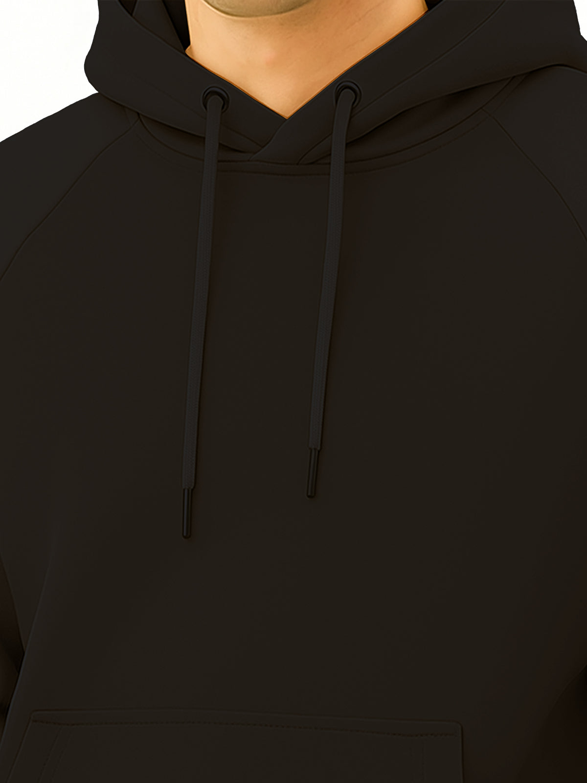 Men Black Hoodie for Winter | HD-412