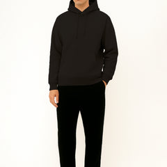 Men Black Hoodie for Winter | HD-412