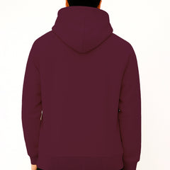 Men Maroon Hoodie for Winter | HD-413