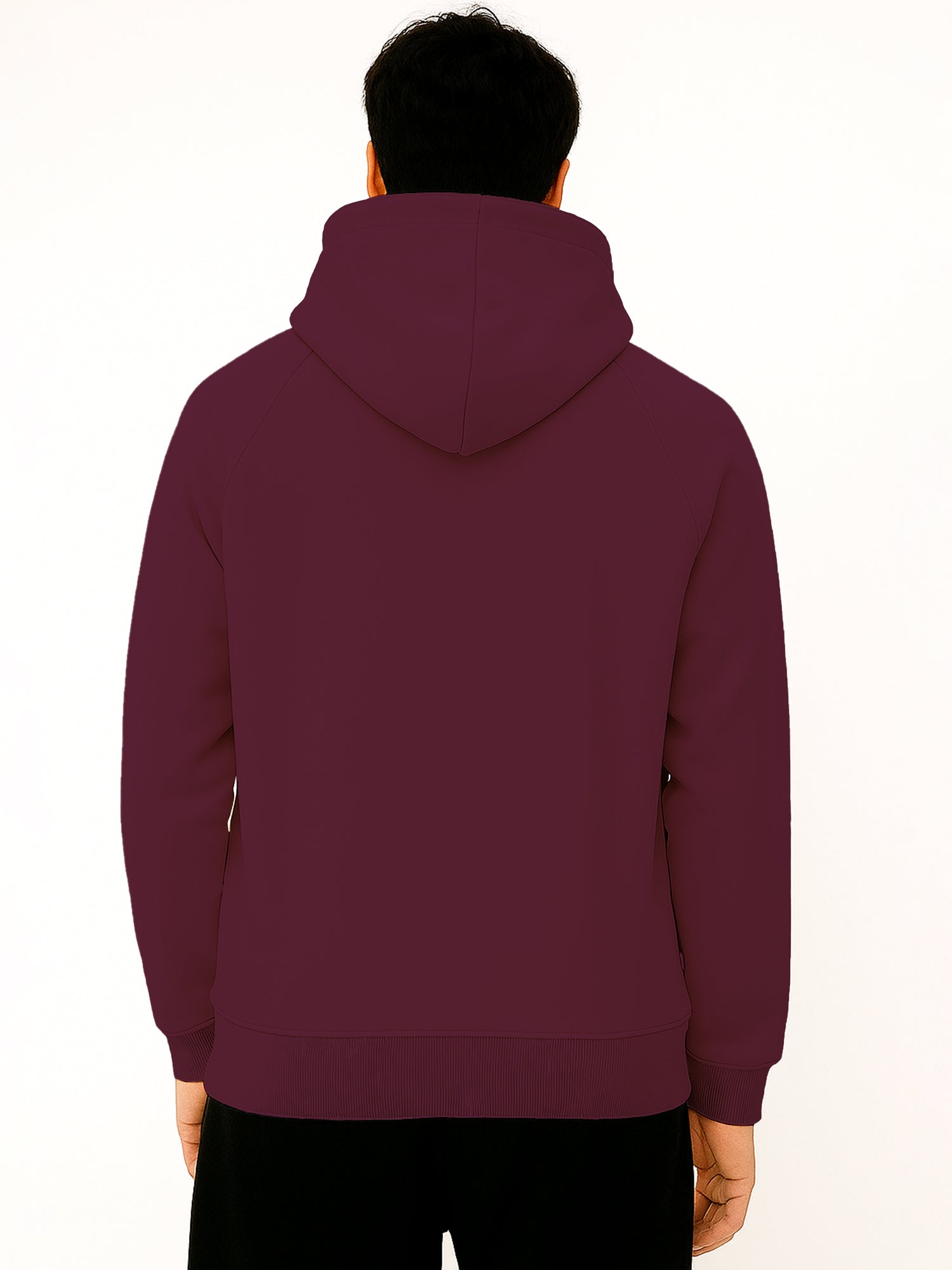 Men Maroon Hoodie for Winter | HD-413