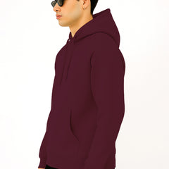 Men Maroon Hoodie for Winter | HD-413
