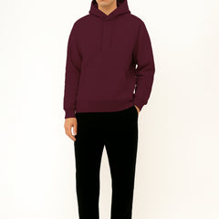 Men Maroon Hoodie for Winter | HD-413