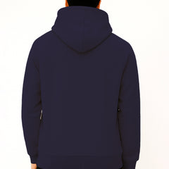 Men Dark Blue Hoodie for Winter | HD-411