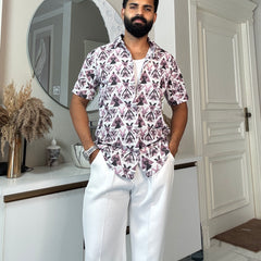 Tribal Flex Half-Sleeve Shirt | Breathable & Durable Men’s Shirts for Everyday Wear | SHS-19