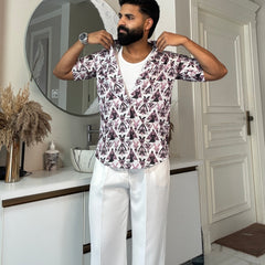 Tribal Flex Half-Sleeve Shirt | Breathable & Durable Men’s Shirts for Everyday Wear | SHS-19