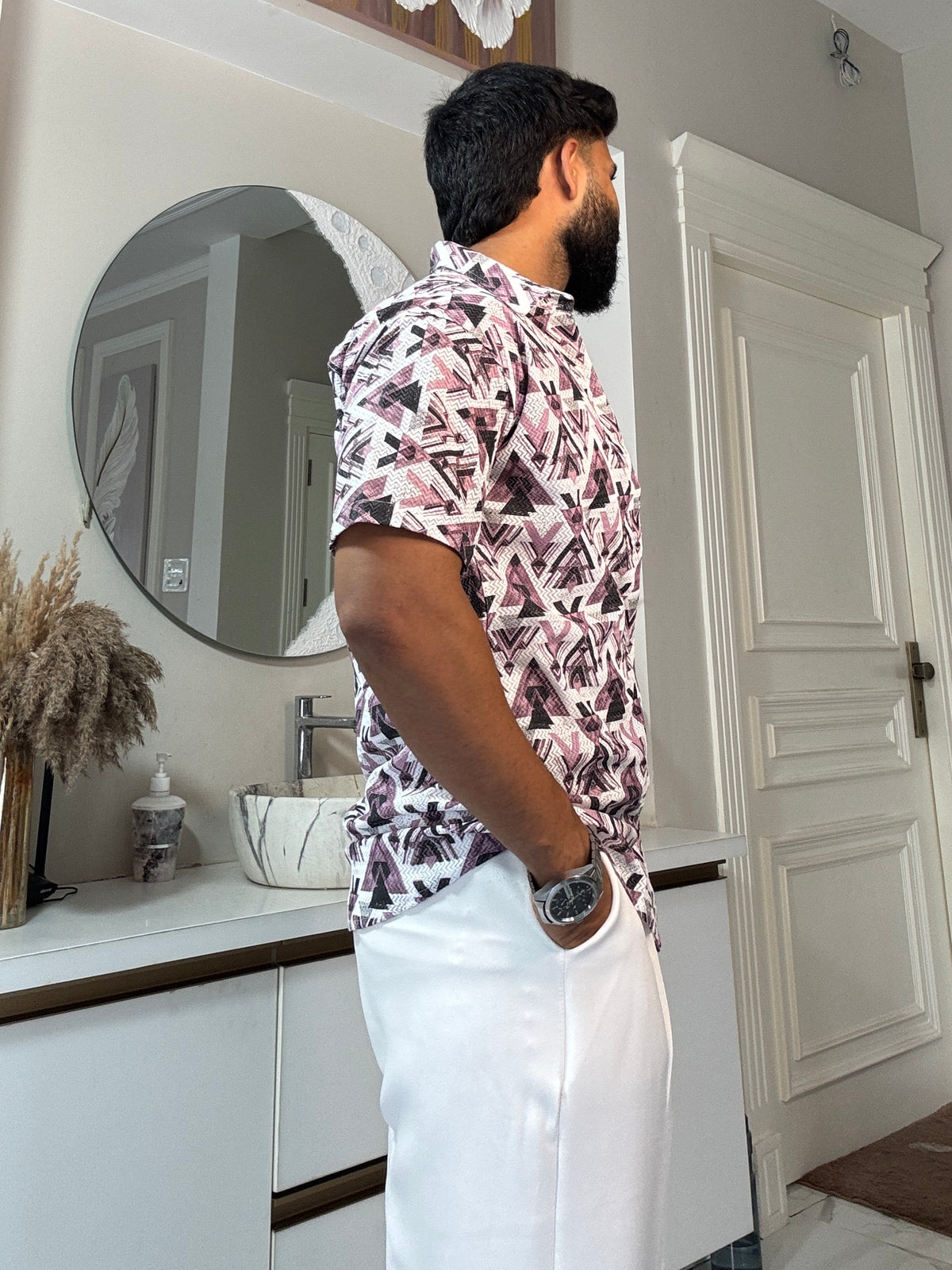Tribal Flex Half-Sleeve Shirt | Breathable & Durable Men’s Shirts for Everyday Wear | SHS-19