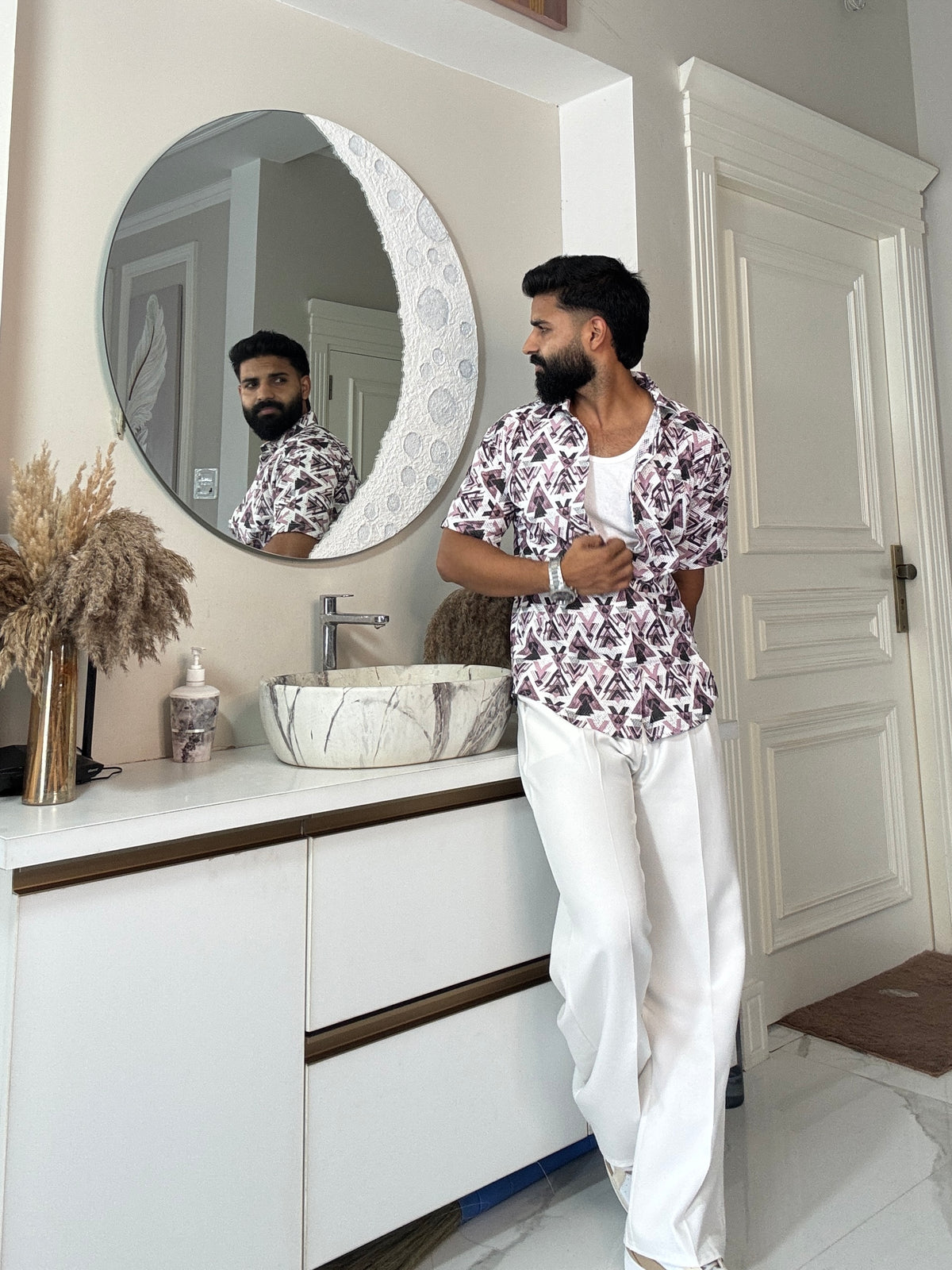 Tribal Flex Half-Sleeve Shirt | Breathable & Durable Men’s Shirts for Everyday Wear | SHS-19