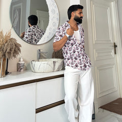 Tribal Flex Half-Sleeve Shirt | Breathable & Durable Men’s Shirts for Everyday Wear | SHS-19