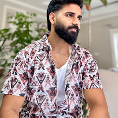 Tribal Flex Half-Sleeve Shirt | Breathable & Durable Men’s Shirts for Everyday Wear | SHS-19