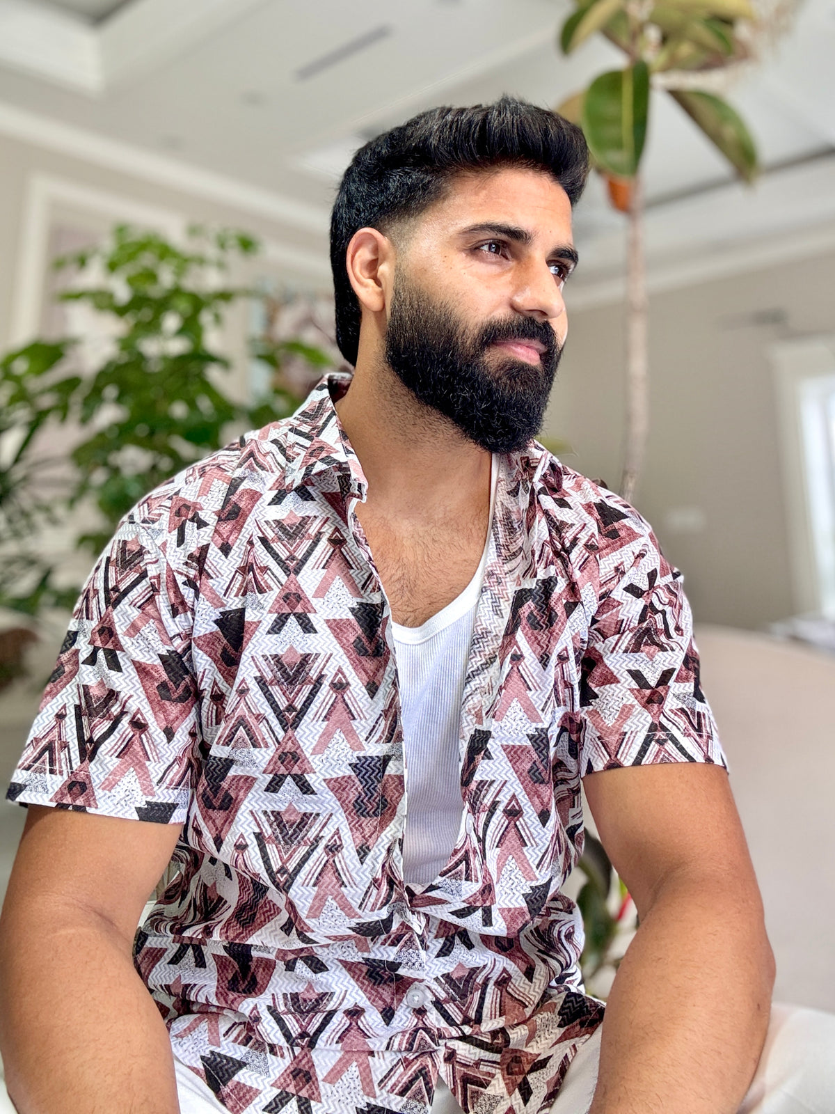 Tribal Flex Half-Sleeve Shirt | Breathable & Durable Men’s Shirts for Everyday Wear | SHS-19