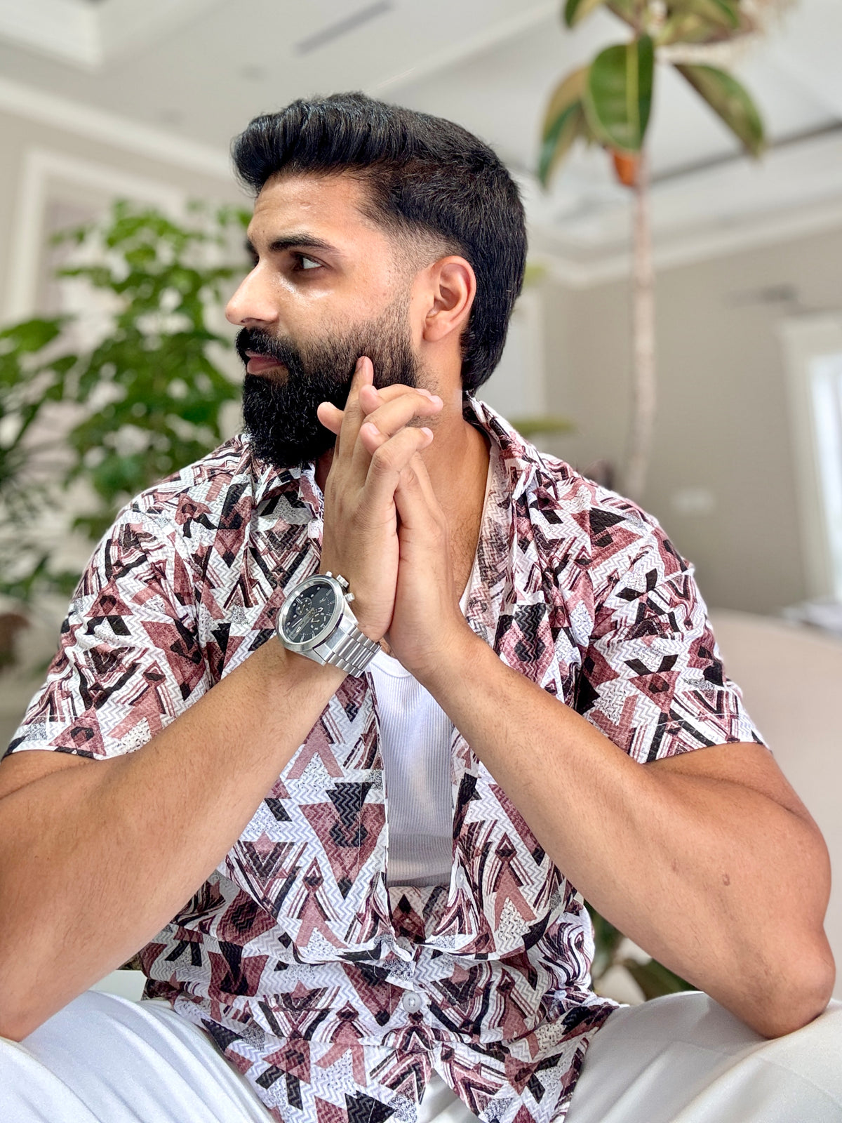 Tribal Flex Half-Sleeve Shirt | Breathable & Durable Men’s Shirts for Everyday Wear | SHS-19