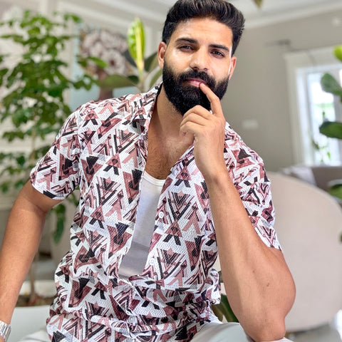 Tribal Flex Half-Sleeve Shirt | Breathable & Durable Men’s Shirts for Everyday Wear | SHS-19