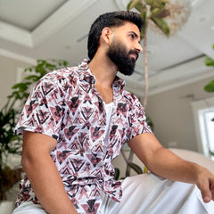 Tribal Flex Half-Sleeve Shirt | Breathable & Durable Men’s Shirts for Everyday Wear | SHS-19