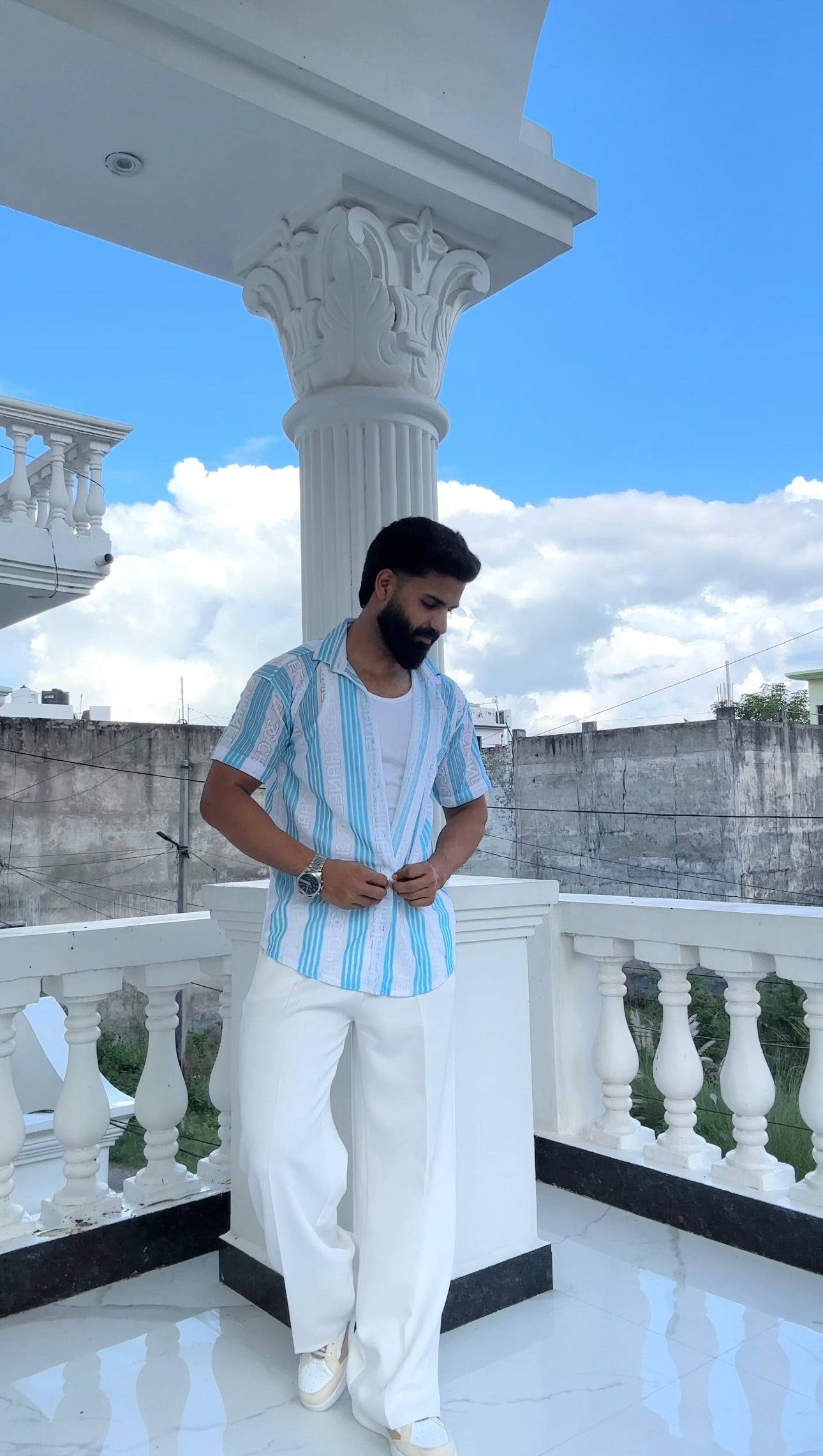 Men's Casual Half Sleeve Shirt - Multicolor | SHS-177