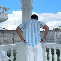 Men's Casual Half Sleeve Shirt - Multicolor | SHS-177