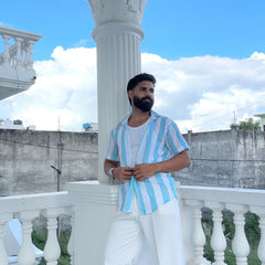 Men's Casual Half Sleeve Shirt - Multicolor | SHS-177