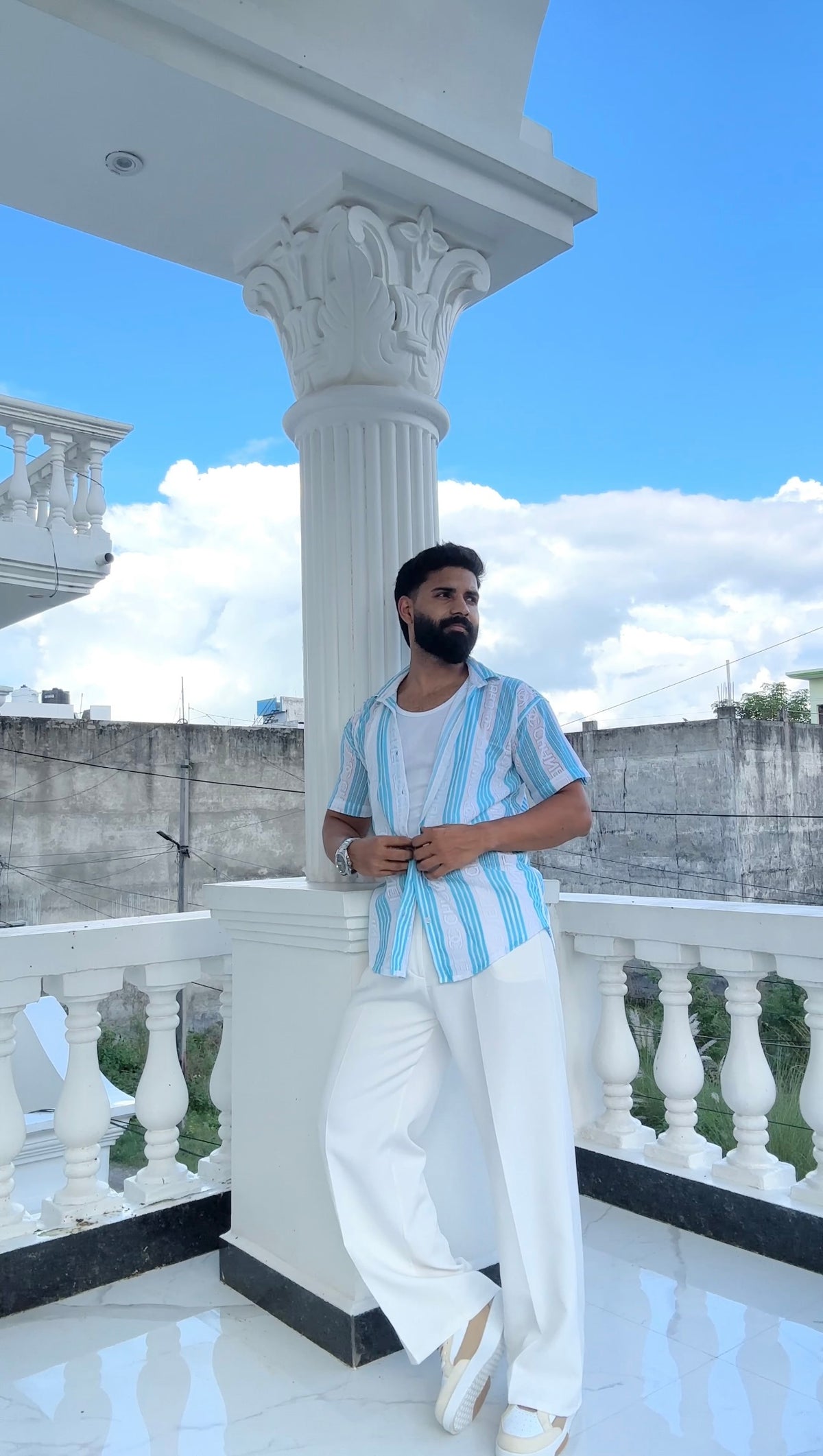Men's Casual Half Sleeve Shirt - Multicolor | SHS-177