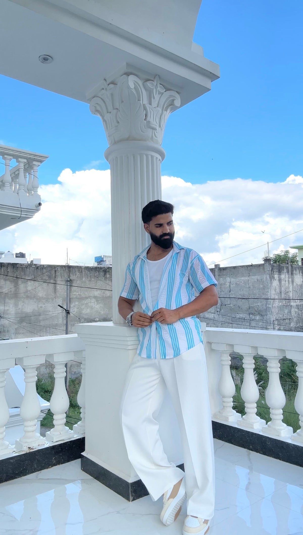 Men's Casual Half Sleeve Shirt - Multicolor | SHS-177