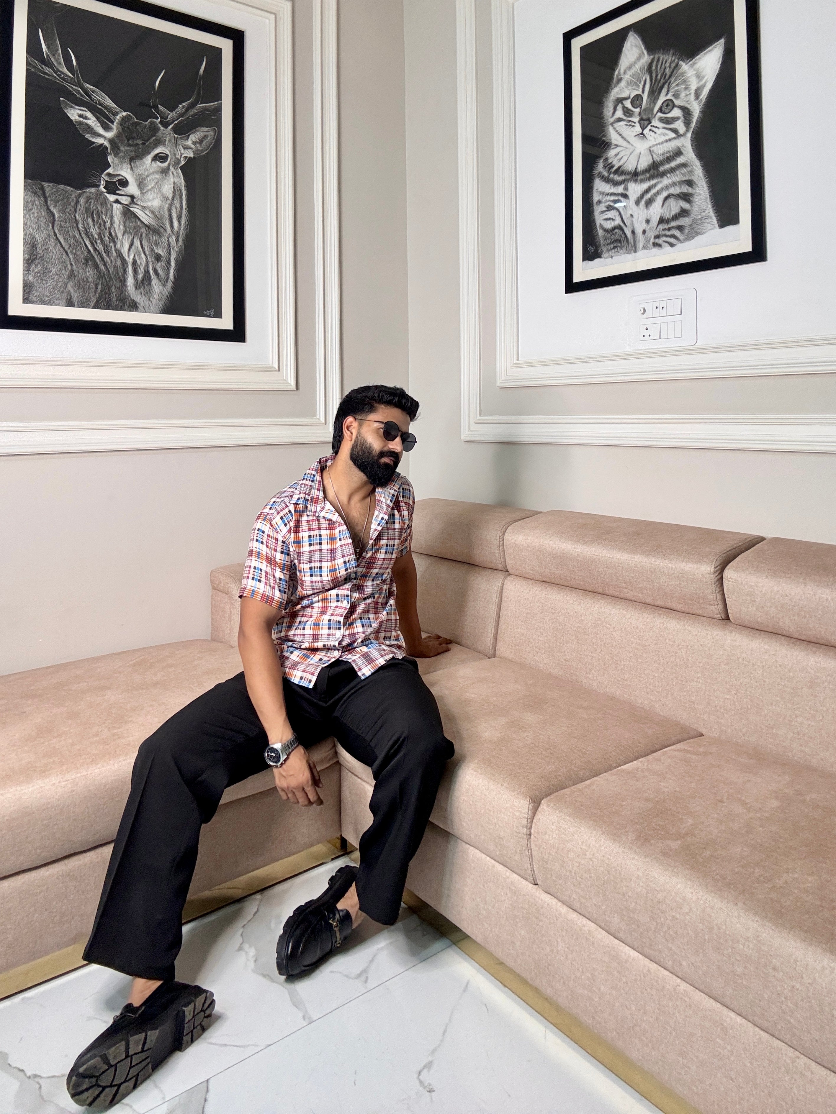 Shirt for Men's Pack of 2 (SHS-174,UHSS-12)