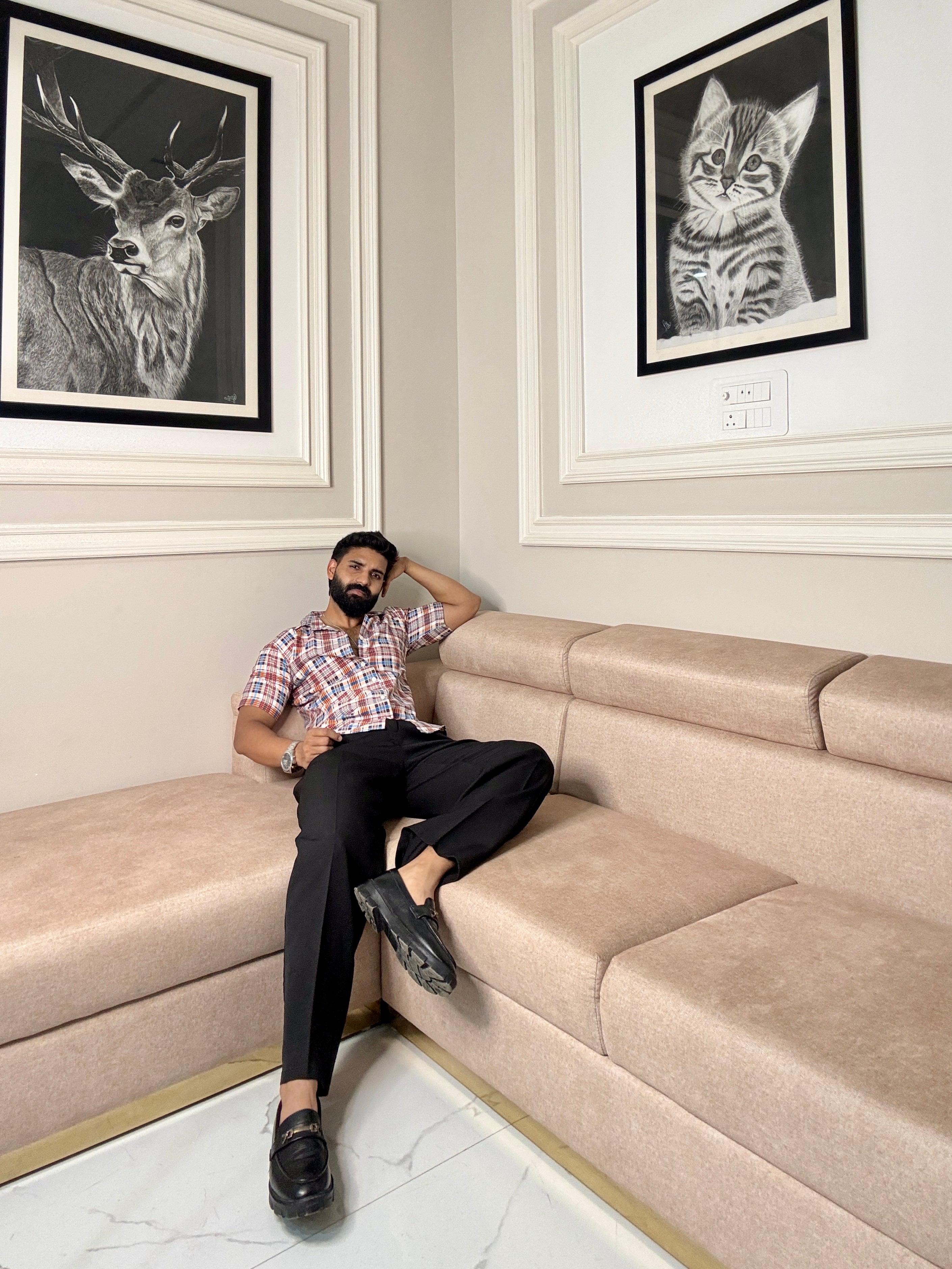 Shirt for Men's Pack of 2 (SHS-174,UHSS-12)