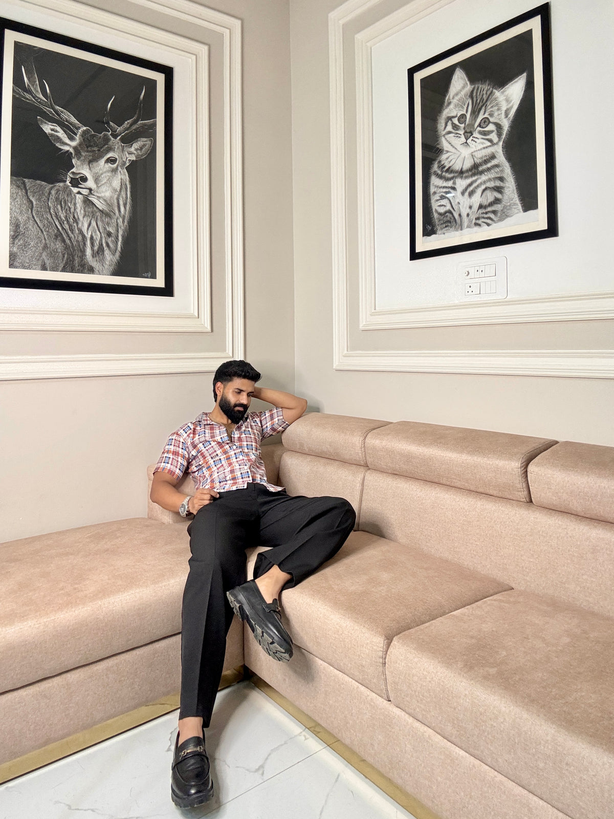 The Highland Flannel Shirt | Breathable & Durable Men’s Shirts for Everyday Wear | UHSS-12