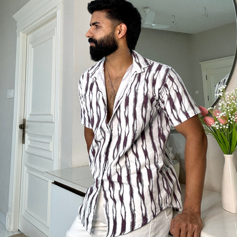 Men's Casual Half Sleeve Shirt - Multicolor | UHSS-167