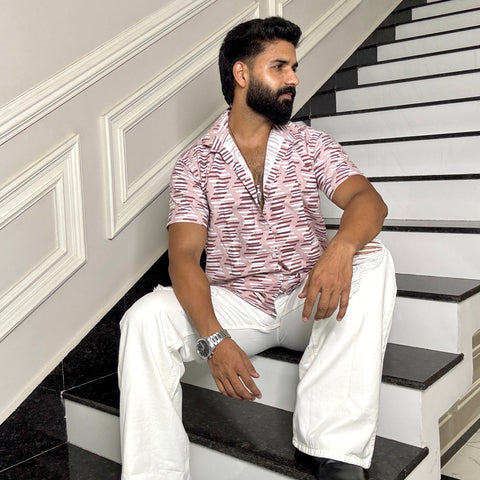 Men's Casual Half Sleeve Shirt - Multicolor | UHSS-181