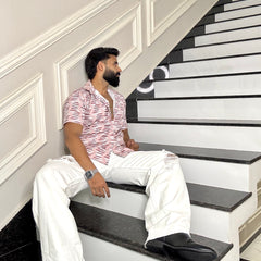 Men's Casual Half Sleeve Shirt - Multicolor | UHSS-181