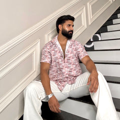 Men's Casual Half Sleeve Shirt - Multicolor | UHSS-181