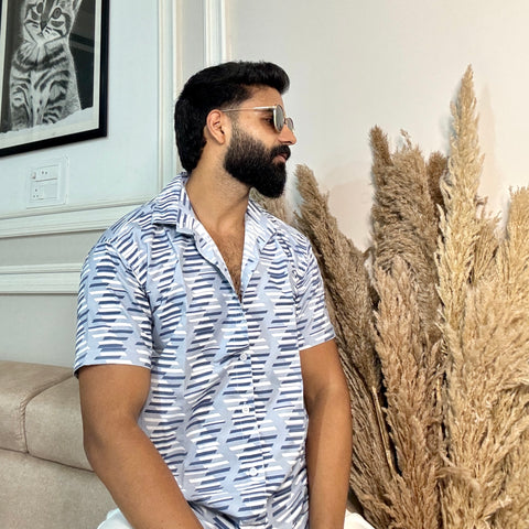 Men's Casual Half Sleeve Shirt - Multicolor | UHSS-180