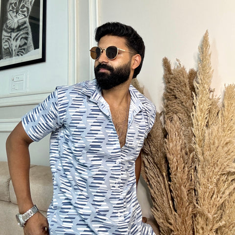 Men's Casual Half Sleeve Shirt - Multicolor | UHSS-180