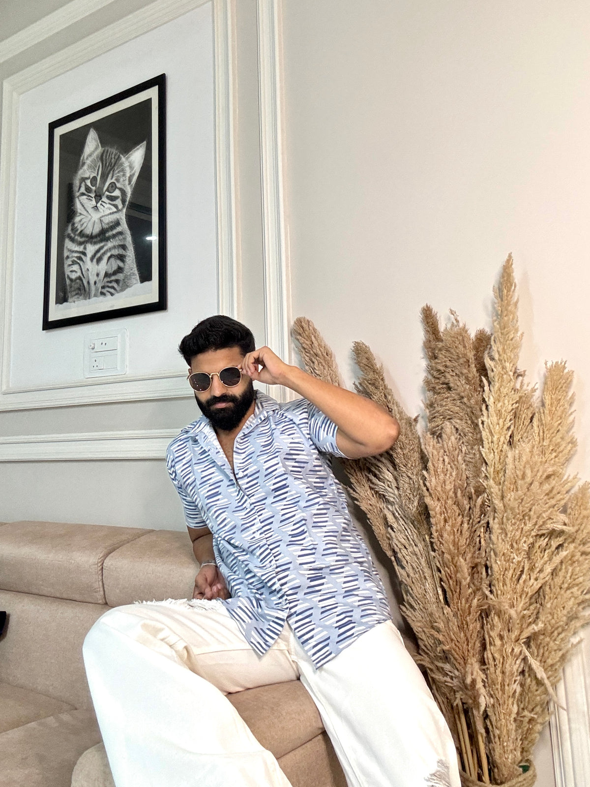 Men's Casual Half Sleeve Shirt - Multicolor | UHSS-180