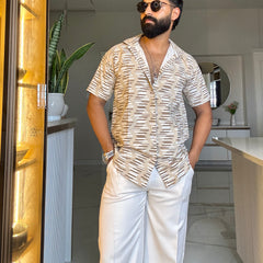 Men's Casual Half Sleeve Shirt - Multicolor |UHSS-182