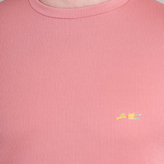 Salmon Pink Cotton Co-Ord Set (Tshirt+Short) | NS-24