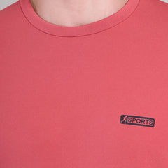 Brick Red Cotton Co-Ord Set (Tshirt+Short) | NS-36