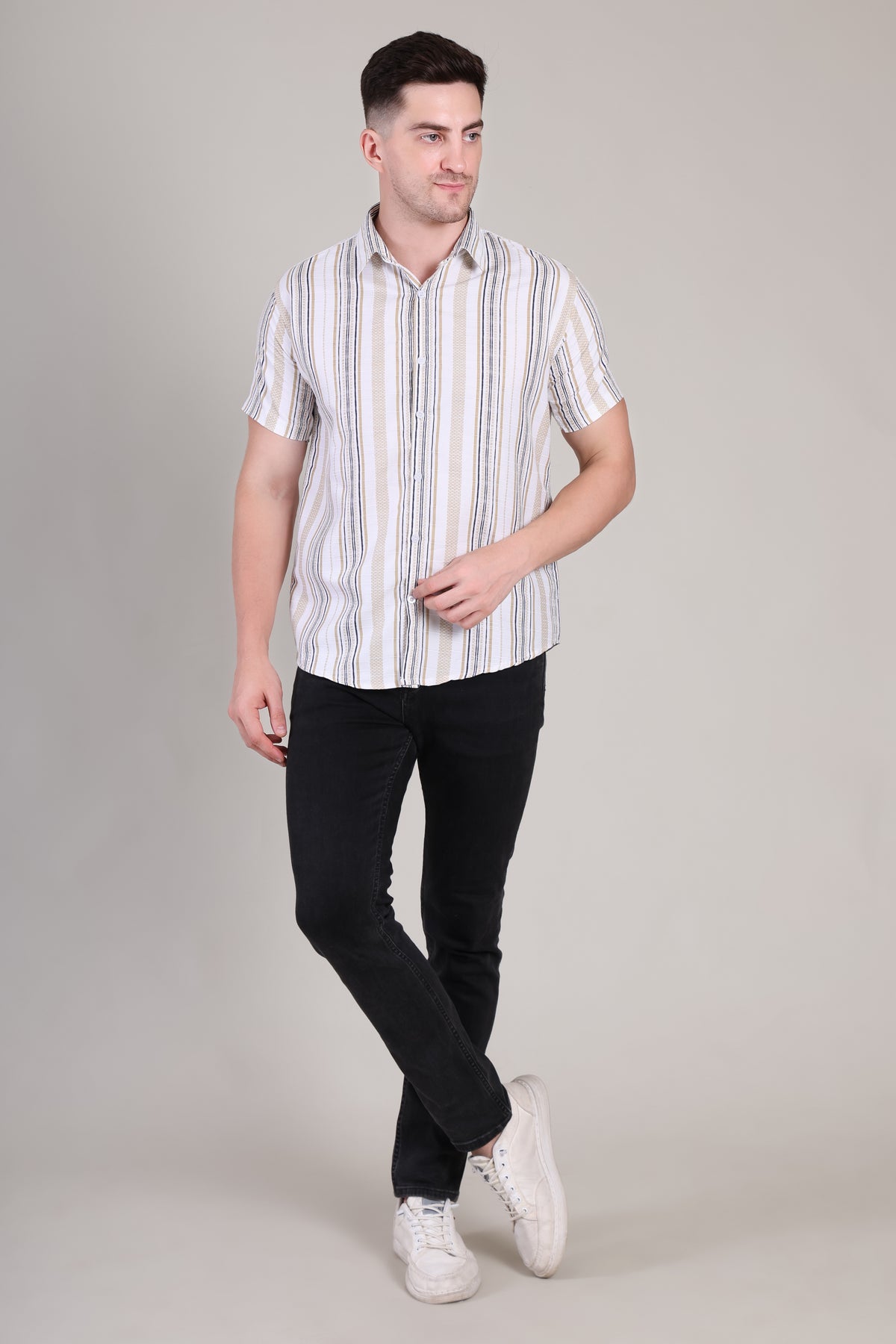 Men's Casual Half Sleeve Shirt | GHS-197
